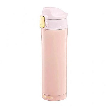 Accesorii școlare - Cana termica roz cu blocaj 420ml Royal Ambition