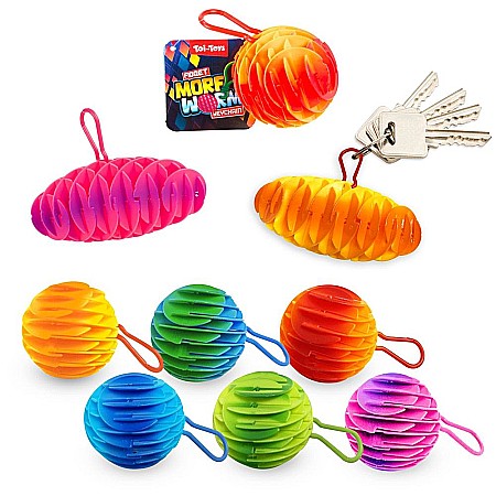 Casă și decorațiuni - Breloc antistres morf worm 15cm toi-toys 36095z