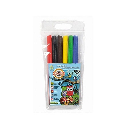 Rechizite școlare - Carioca 6 culori owls  Koh-I-Noor