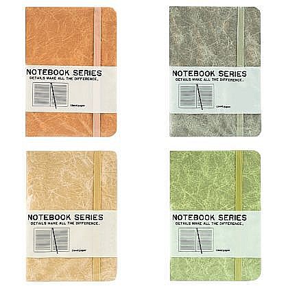 Notes - Notes a5 pu cu elastic 80file diverse culori 5803-4