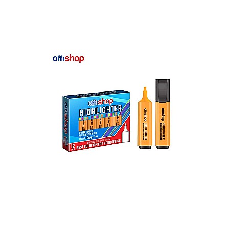 Textmarker - Textmarker fluorescent portocaliu 1-5mm Offishop