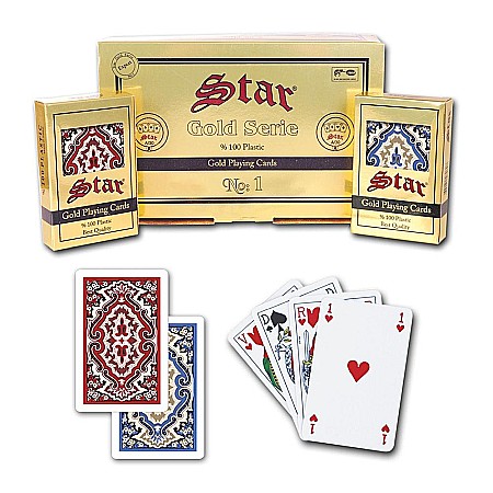 Jucării și jocuri - Carti de joc premium din plastic star okey 1030943