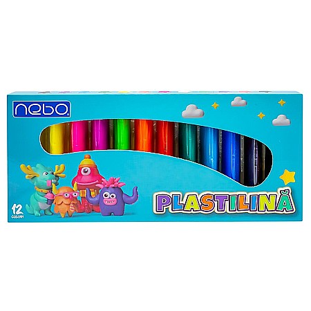 Plastilină - Plastilina 12 culori nebo 16726
