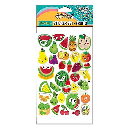 Accesorii craft - Accesorii craft stickere 3d fructe sc2614