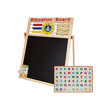Jucării și jocuri - Tablita magnetica 46.5cm alb-negru+accesorii lsc41-9