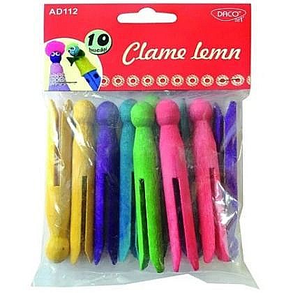 Accesorii craft - Accesorii craft Cleme lemn Daco