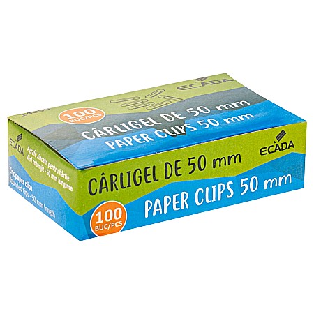 Birotică și accesorii birou - Agrafe hartie 50mm Ecada