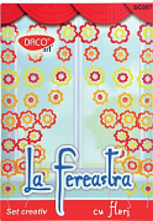 Artă și creativitate - Set creativ la fereastra cu flori daco