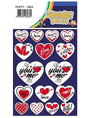 Artă și creativitate - Sticker puffy love series 1004 tanex