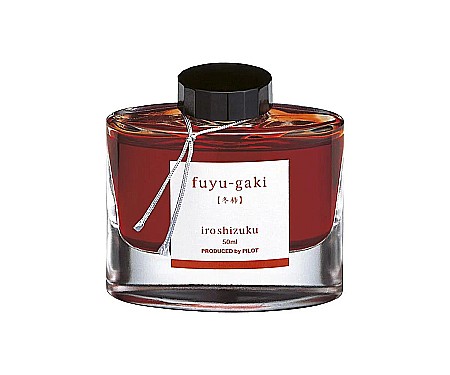 Mine și rezerve - Cerneala iroshizuku orange fuyu-gaki 50ml pilot pink-50-fg