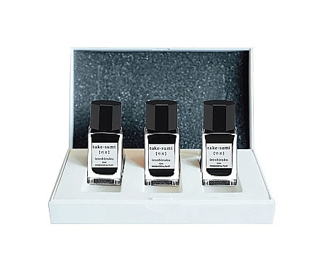 Mine și rezerve - Set 3 cerneala irosh mini neagra 15ml pink-15-tak-3c