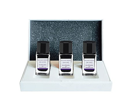 Mine și rezerve - Set 3 cerneala iroshizuku mini violet murasaki shi