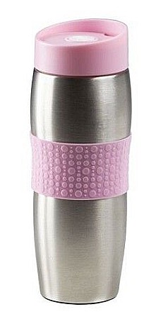 Rechizite școlare - Cana termos 400ml roz garden 99597