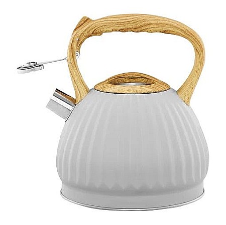Articole pentru bucătărie - Ceainic inox 2.5L gri Curly Ambition
