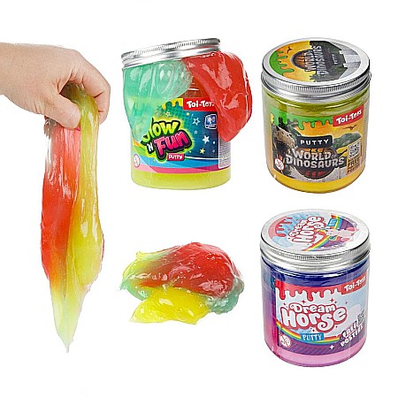 Jucării și jocuri - Slime fosforescent recipient xl toi-toys 35938z