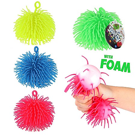 Jucării senzoriale și antistres - Jucarie pufferz minge cu tepi  toi-toys 51007z