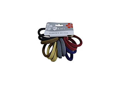 Accesorii pentru păr - Set elastice de par 4.5cm 12buc