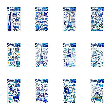 Artă și creativitate - Stickere decorative caluti/orase ffc 17225