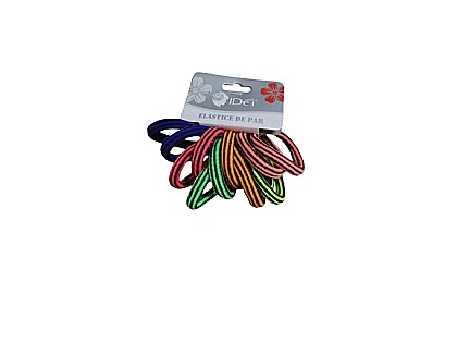 Accesorii pentru păr - Set elastice de par 4.5cm 12buc