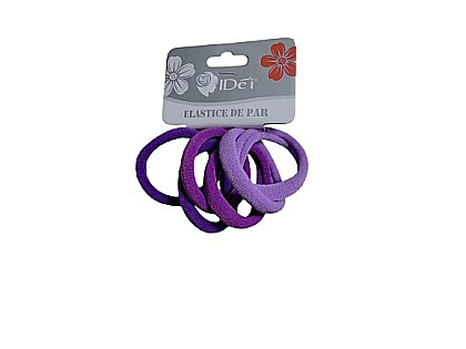 Accesorii pentru păr - Set elastice de par 4.5cm 6buc