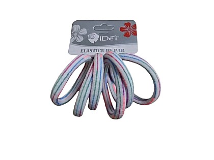 Accesorii pentru păr - Set elastice de par 4.5cm 6buc
