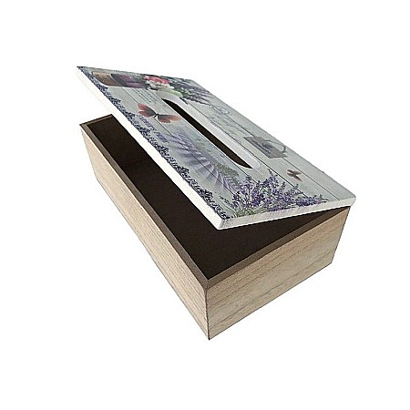 Cutii de bijuterii și lemn - Suport servetele lavanda 251h