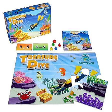 Jucării și jocuri - Joc de societate treasure  dive octyplay 5+ dopa01023
