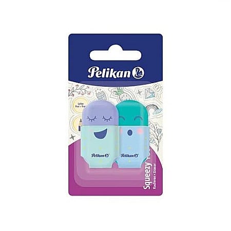 Promoții de Toamnă - Radiera squeezy you 2buc/set Pelikan