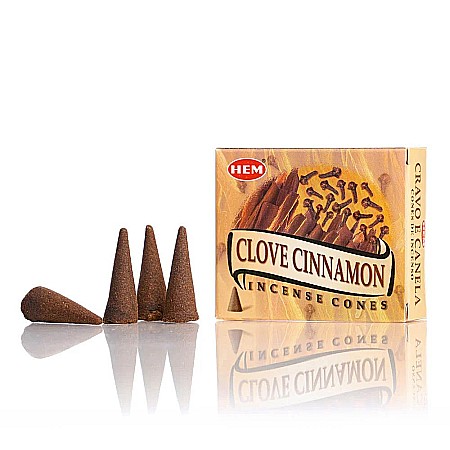 Casă și decorațiuni - Conuri parfumate 10/set clove cinnamon