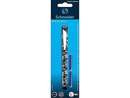 Rechizite școlare - Stilou Schneider INX Sportive cu 2 rezerve/blister