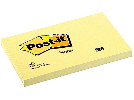 Notes și cuburi memo - Notes adeziv 76x127mm 100f post-it 3m not032