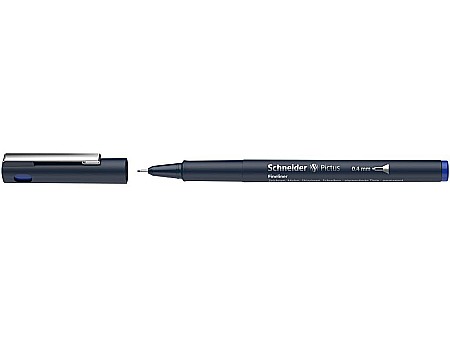 Rollere și finelinere - Liner 0.4mm pictus schnieider albastru lin065