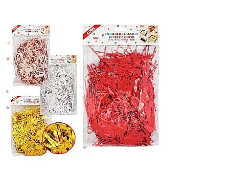 Confetti - Umplutura franjuri 3mm pentru cadouri  30g 079492