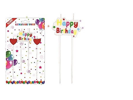 Articole Party - Set lumanari la multi ani au/ag 3buc 032894