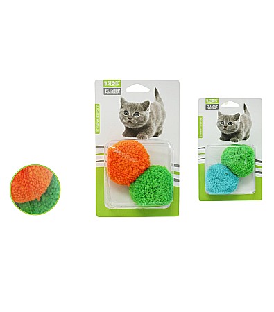 Accesorii pentru animale de companie - Set mingi jucarii pisici 2buc 082891