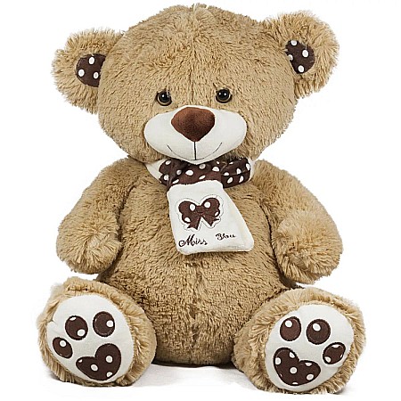 Jucării de pluș - Ursulet esarfa maro 45cm 040122-2