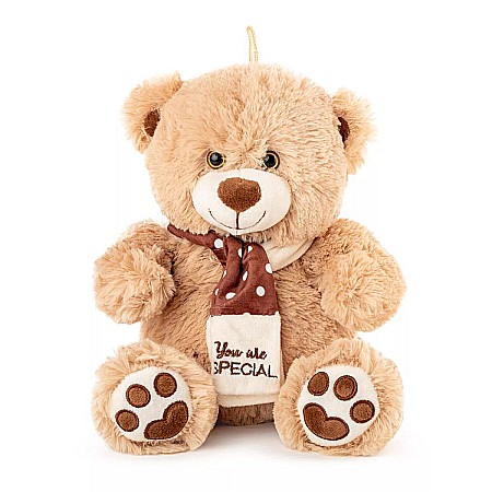 Jucării de pluș - Ursulet esarfa maro 25cm 040112-2