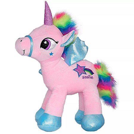 Jucării și jocuri - Unicorn roz 41cm 010810-2
