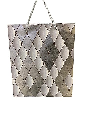 Accesorii pentru impachetat - Punga cadou 26x32x10cm - diamant pgcd00103