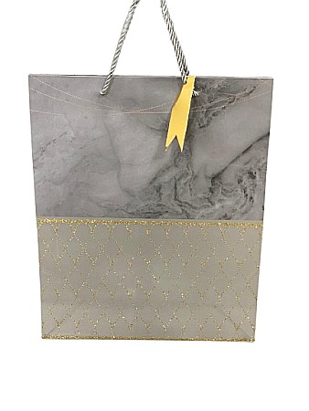 Accesorii pentru impachetat - Punga cadou 26x32x10cm - eticheta stea pgcd00104
