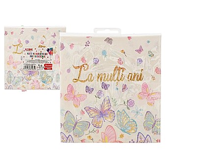 Servețele și tacâmuri - Set servetele party fluturi 33x33cm 10buc 082585
