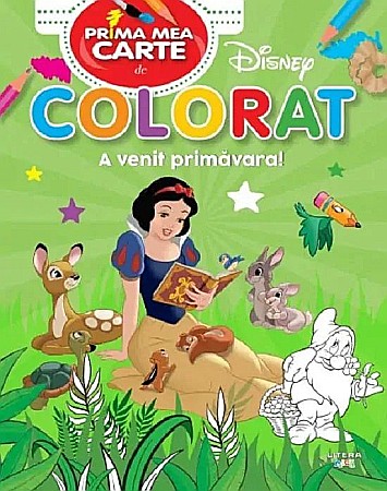 Cărți de colorat - Prima mea carte de colorat – A venit primăvara!