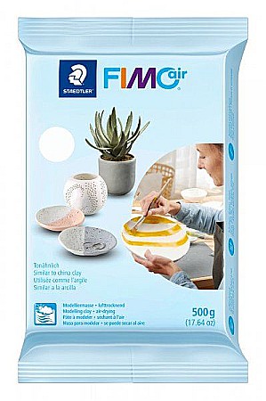Craft și modelaj - Pasta modelare fimo air basic 500g cod cul 0 alb sth-8100-0