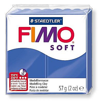 Lut și pastă modelaj - Pasta modelare fimo soft 56g cul 33 albastru sth-8020-33