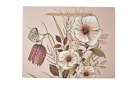 Accesorii pentru impachetat - Punga cadou 23cm - flori pgcd00030
