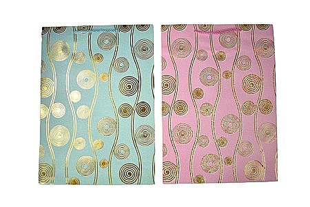 Accesorii pentru impachetat - Punga cadou 30x41.5x12cm - model auriu pgcd00131