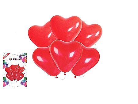 Articole Party - Set baloane inima 2.2g 6buc 058667