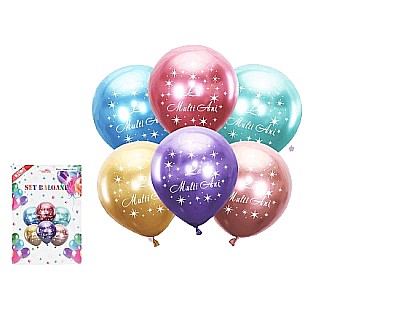 Articole Party - Set baloane la multi ani 1.8g 25cm 6buc 061393