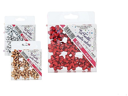 Accesorii pentru impachetat - Set fundite pentru cadouri 4cm 9buc 078909