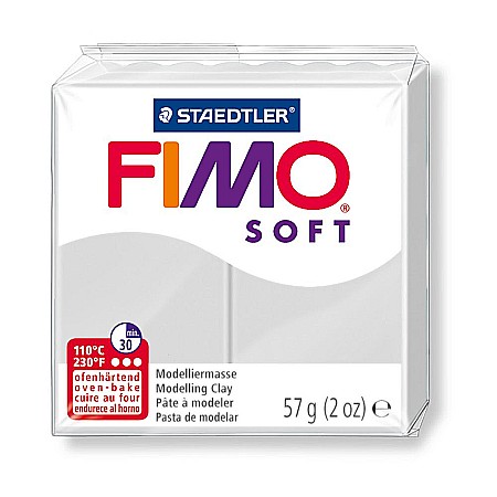 Artă și creativitate - Plastelina fimo soft 56g cul 80 gri sth-8020-80